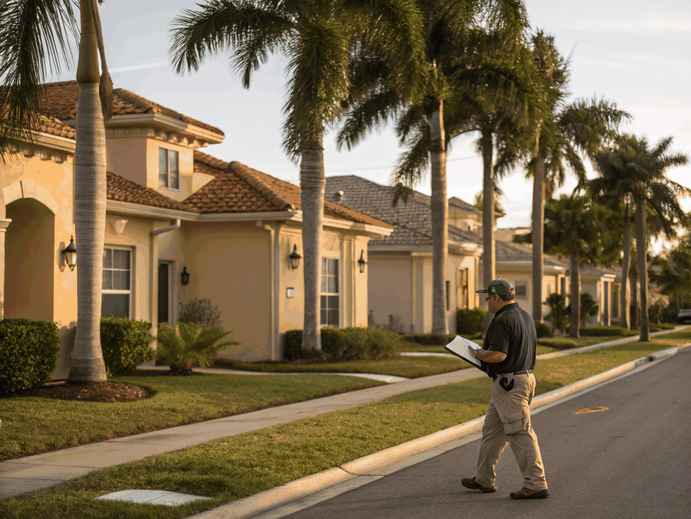 Pinecrest residential homes surrounded by mature tropical landscaping and lush manicured grounds