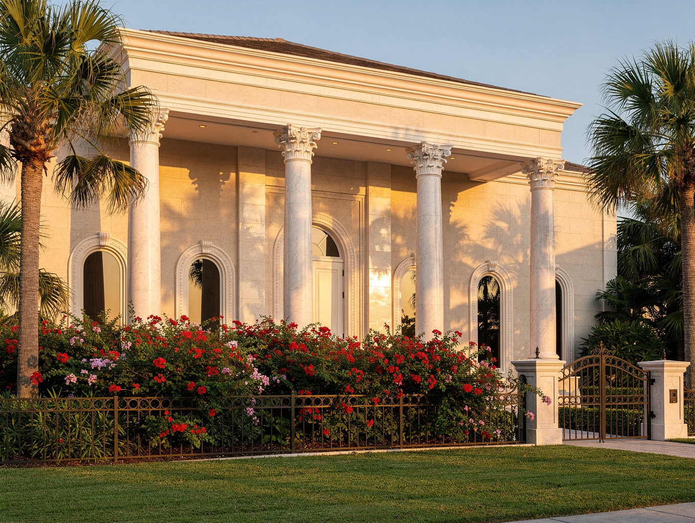 Lush private street and substantial residential estate property in Ponce-Davis